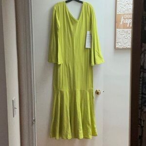 Ashro Green Bell Sleeve Gown for Wedding
